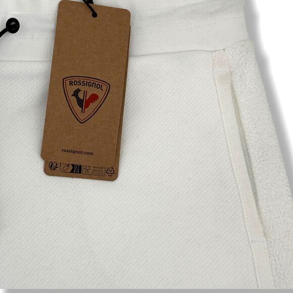 Rossignol Rossi Cotton Comfort Shorts Women's Size Large White Drawstring - Picture 4 of 9